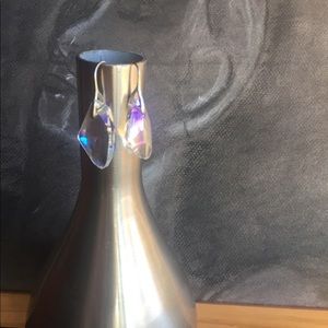 Crystal drop earrings Rainbow color Dangle earring